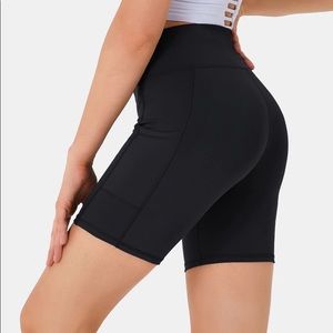 High waisted bike shorts